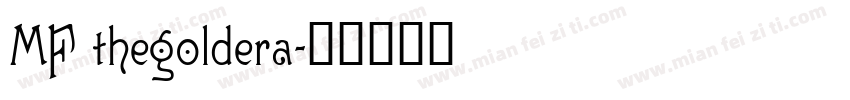 MF thegoldera字体转换